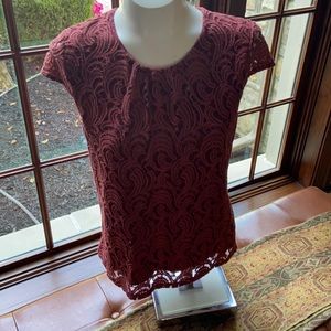 Crocheted top from Anthropologie